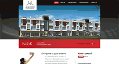 Desktop Screenshot of ankurconstructions.com